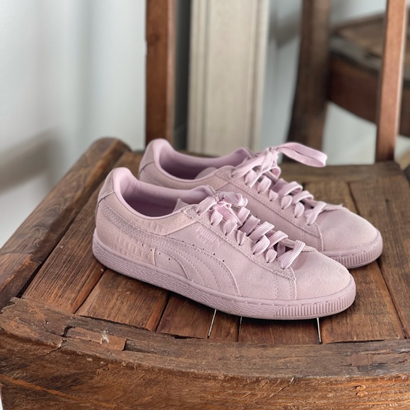 Puma Pink Suede and Leather Shoe | Pristine Condition - Picture 6 of 6